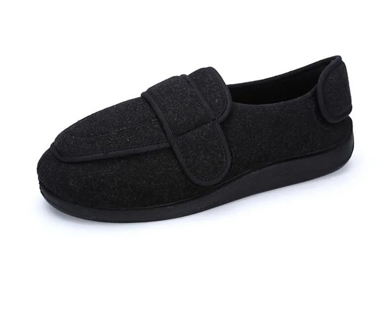 La Gonflé Pied Confortables Qualité De Chaleur Haute En Tissu Orteils Avec Les Ventes Large Être Noir vert Forme Ajustée Vieillesse Orteil Peut Chaussures nwXq6WC