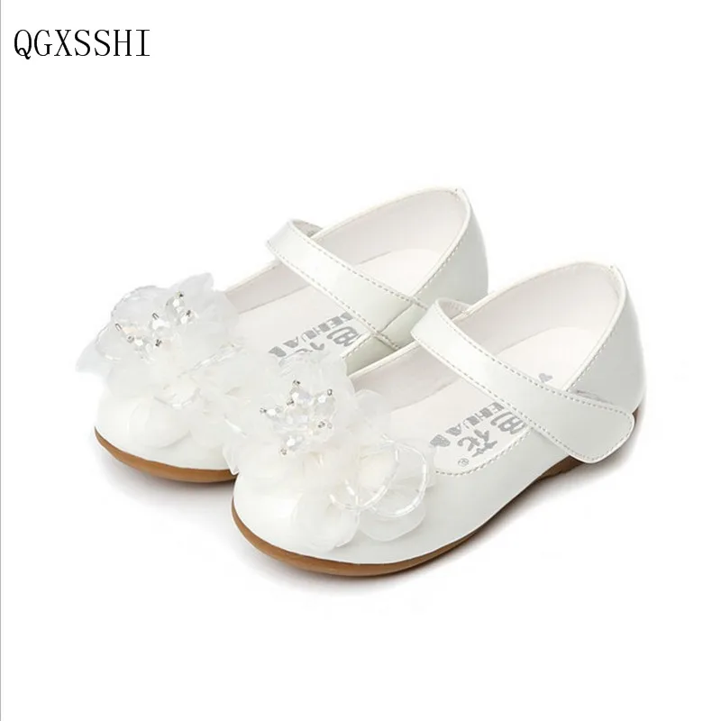 QGXSSHI/ г. весенне-осенняя кожаная обувь для девочек модные туфли-балетки комфортные туфли модные тонкие туфли принцессы