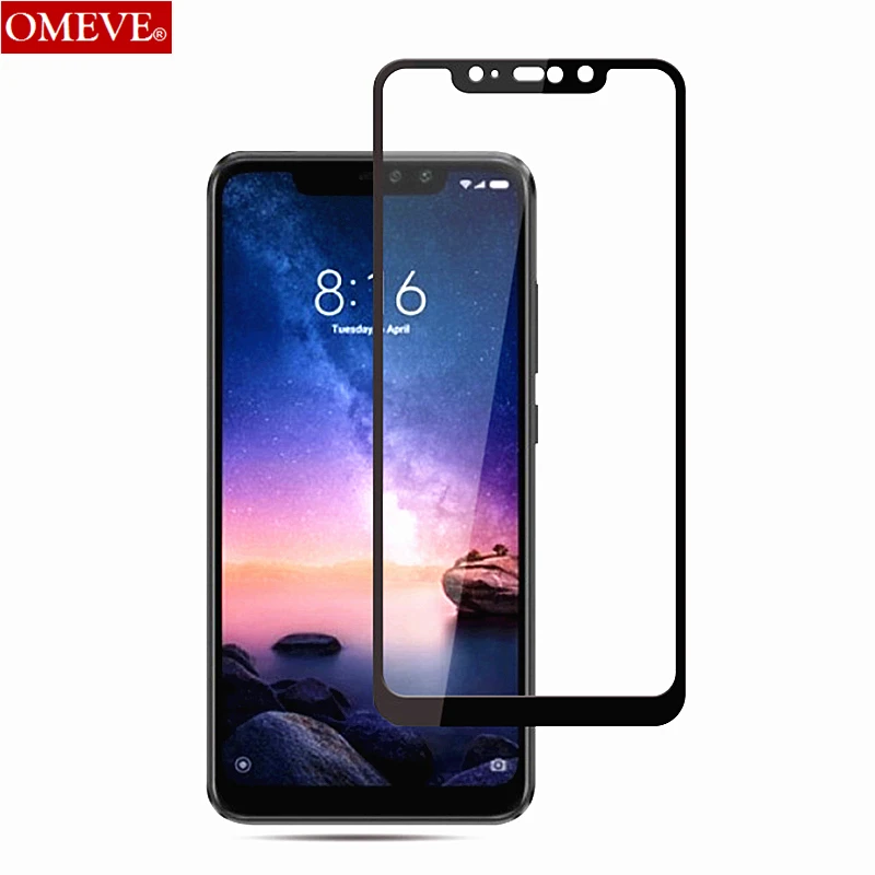 

OMEVE Tempered Glass Protector For Xiaomi Redmi Note 6 Pro Full Coverage Glass Screen Film for Redmi 6 Pro Redmi 6A Screen Guard