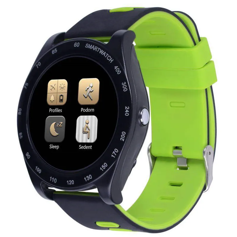 Dispositivos para Android Leitor de Música Relógio Inteligente Bluetooth Chamada Smartver Esportes Passometer Câmera Saúde Redonda Wearable Pulseira 19 Relógios inteligentes