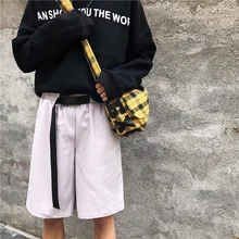 Летние мужские шорты Ins корейский карго хип хоп свободные дикие Повседневные Шорты хлопковые модные шорты для фитнеса Студенческая рабочая одежда для мужчин S6T