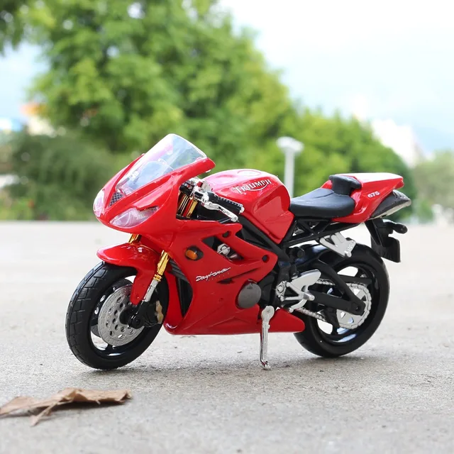 Aliexpresscom Buy 118 Scale Maisto Triumph Daytona 675 Motorbike Race Cars Mini Motorcycle Vehicle Models Office Toys Gifts For Kids From Reliable