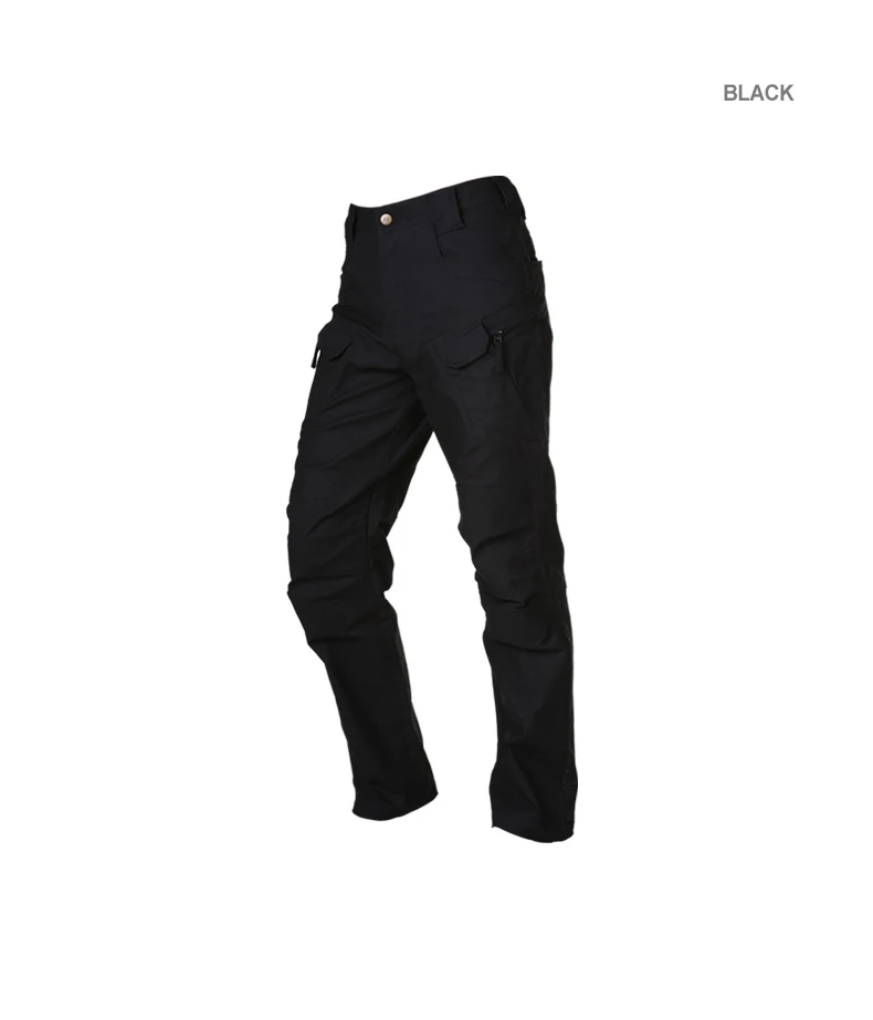 CQB Outdoor Sport Tactical Military Men's Pants for Climbing Overalls Trekking Breathable Trousers Multi-pocket Traveling Pants - Цвет: Black