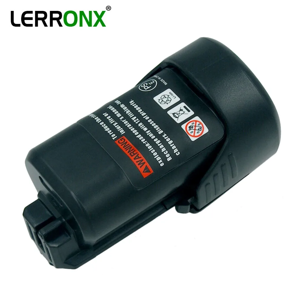 Литиевая сменная перезаряжаемая аккумуляторная батарея LERRONX 10 8 В Ач для дрели Bosch
