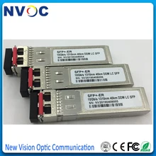 SFP-10G-ER совместимый 10GBASE-ER SFP+ 1550nm 40 км DOM Модуль приемопередатчика, 10G SM DX 1550nm 40 км LC SFP волоконный модуль