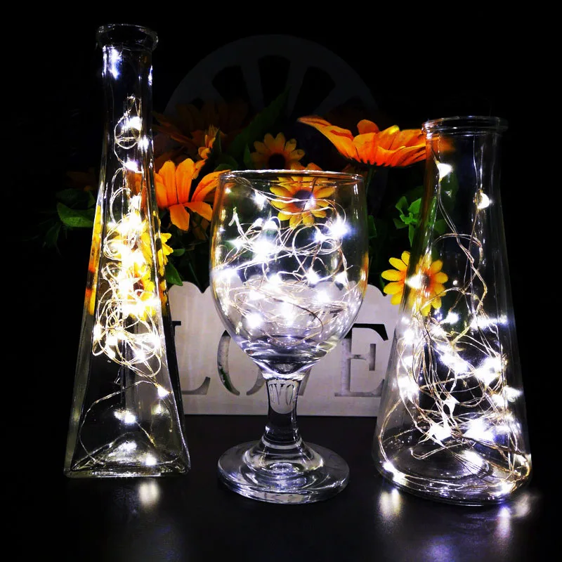

Led String Lights Silver Wire CR2032 Battery USB Power Fairy Lights 1M 2M 3M 5M 10M 10-100LEDChristmas Wedding Party Decoration