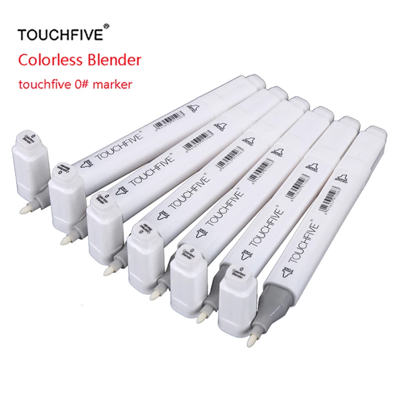 

TOUCHFIVE 0# Markers Colorless Blender Alcohol Based Ink Double Head Sketch Marker Set For Animation Design Painting Supplies