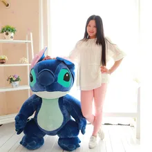 super huge lovely plush dark blue Stitch toy big creative standing stitch doll gift about 150cm