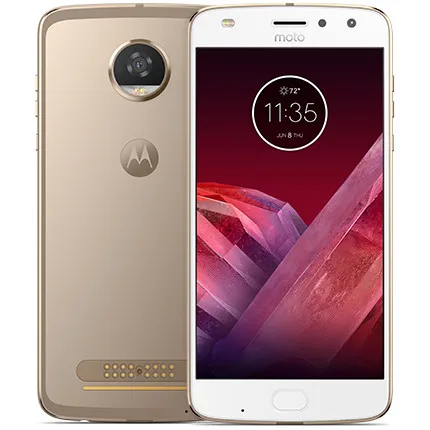 Motorola Moto Z2 Play, 4 Гб ОЗУ, 64 Гб ПЗУ, четыре ядра, 2,2 ГГц, 5,5 дюймов, 1920*1080 P, МП, Android 8, отпечаток пальца, NFC, сотовый телефон