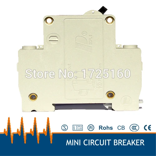 220/230v 10A 1P CE одобренный Электрический миниатюрный выключатель, выключатель mcb