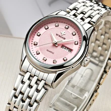 New Brand WWOOR Sports Watches Fashion Women Wristwatch Quartz Watch Stainless Steel Strap Pink Dial relogio feminino New Brand WWOOR Sports Watches Fashion Women Wristwatch Quartz Watch Stainless Steel Strap Pink Dial relogio feminino