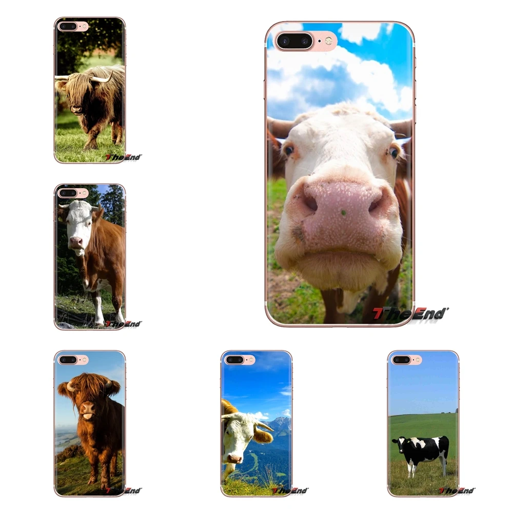 

Cow Animal Soft Transparent Shell Covers For Xiaomi Mi3 Samsung A10 A30 A40 A50 A60 A70 Galaxy S2 Note 2 Grand Core Prime