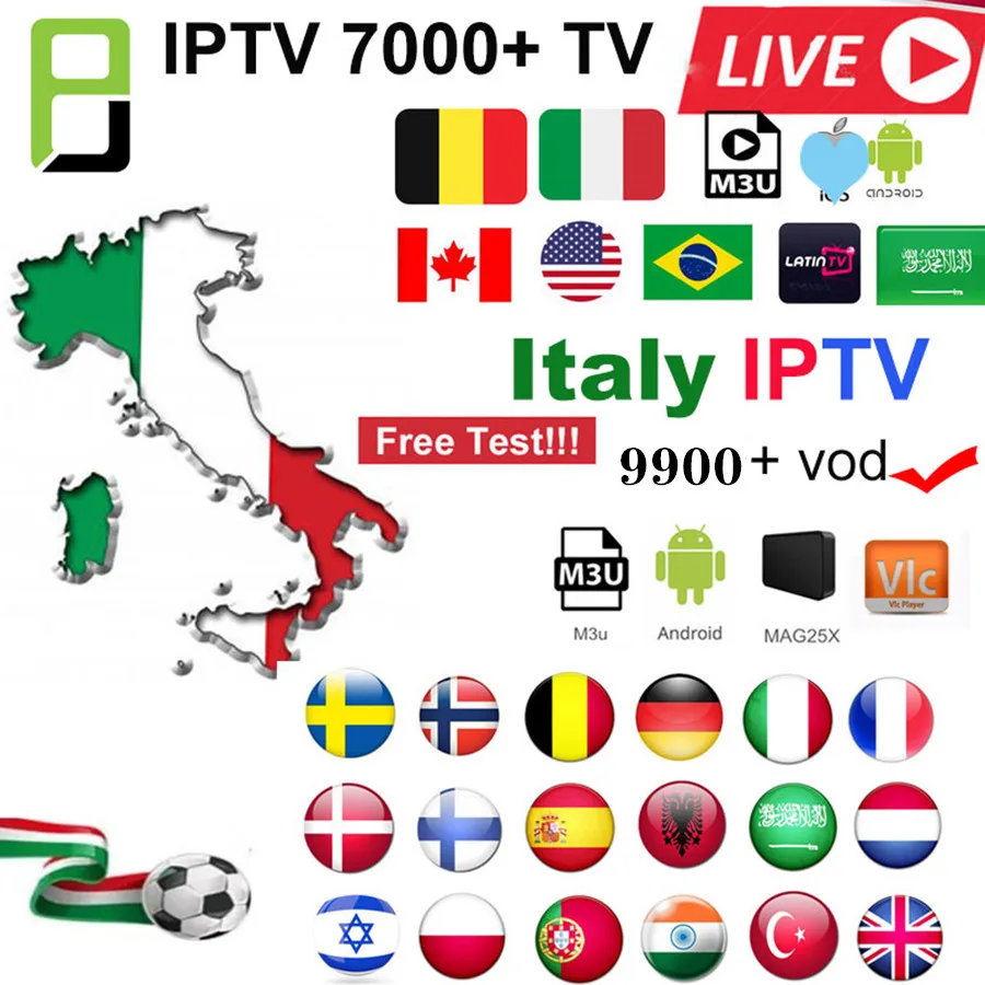 

Europe IPTV M3U 1 year subscription 7500 channels UK Netherland Belgium Sweden France Arabic Canada USA IPTV M3U for Smart tv bo