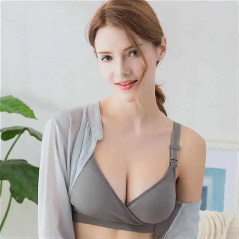 Pregnant For Women Pregnancy Underwear Breast Feeding Bra Clothing Breastfeeding Maternity Nursing Bras Cotton Sleep Bra Pregnant For Women Pregnancy Underwear Breast Feeding Bra Clothing Breastfeeding Maternity Nursing Bras Cotton Sleep Bra