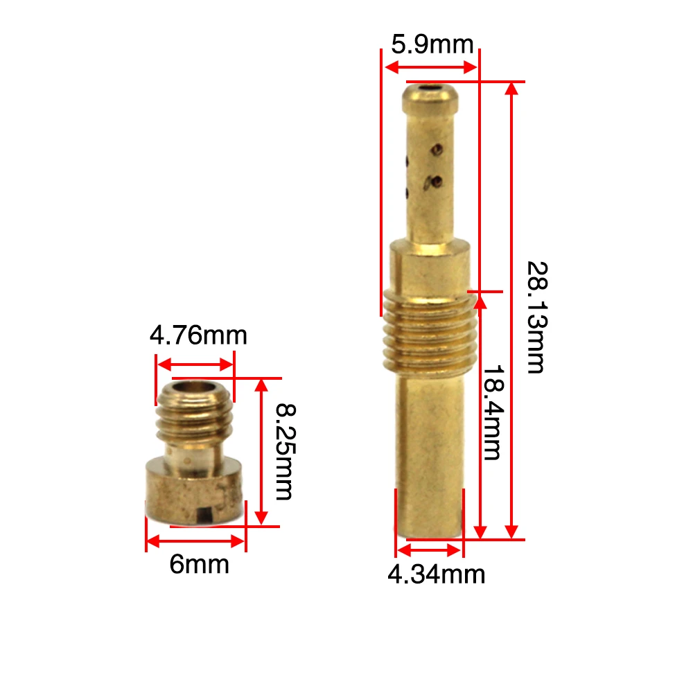 Alconstar 10 шт. основной струи и медный карбюратор для Keihin PWK OKO KOSO CVK PE Mikuni VM24