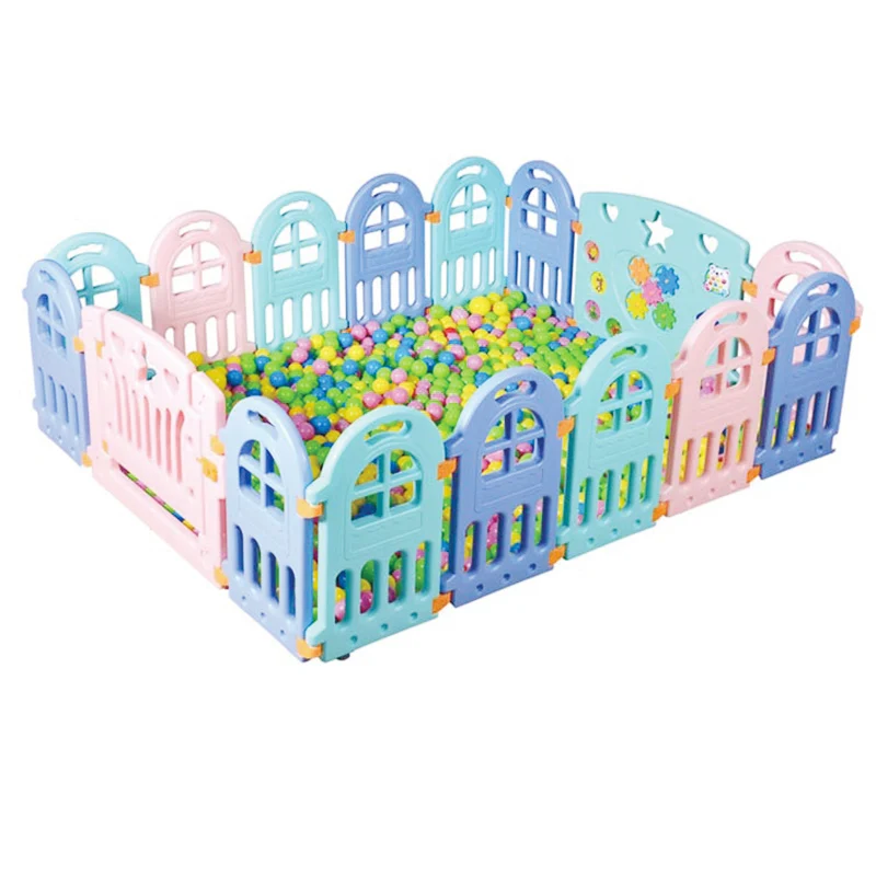 Baby Playpen Fencing For Children Plastic Playpen for Baby Indoor Kids Plastic Fence Play Yard Safety Barriers For Children Baby Playpen Fencing For Children Plastic Playpen for Baby Indoor Kids Plastic Fence Play Yard Safety Barriers For Children