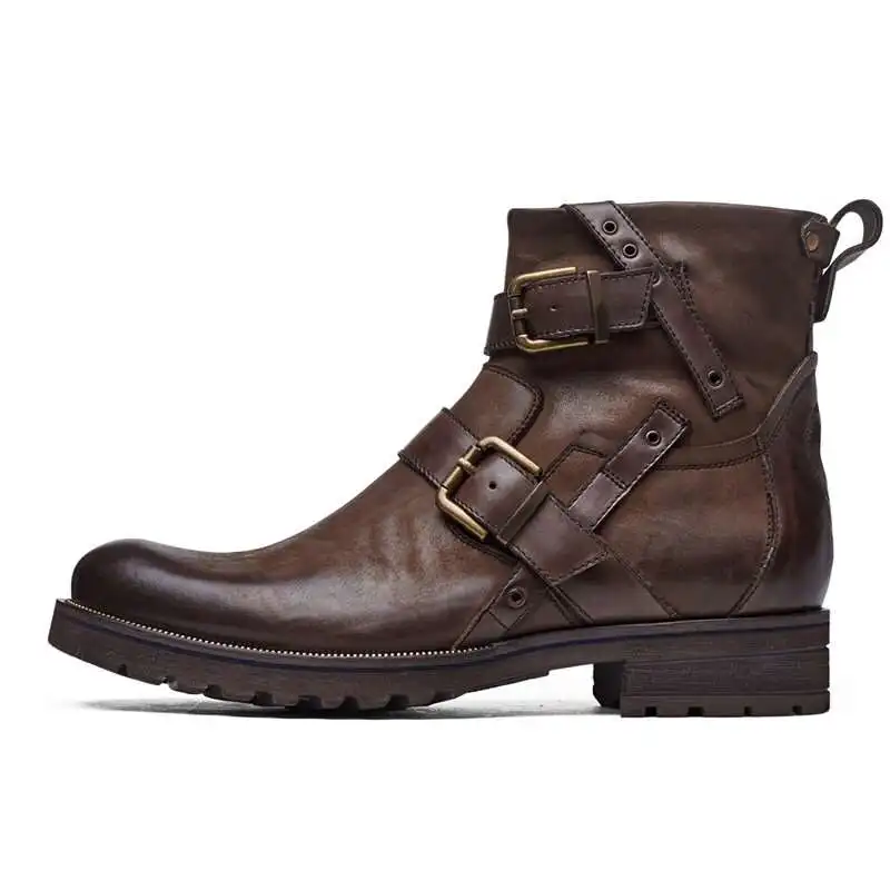 Mujer E Señoras brown Otoño Cuero Tobillo Nb279 Las La Femenino De Botas Black Pu Sapato Invierno Moda tYwSnq