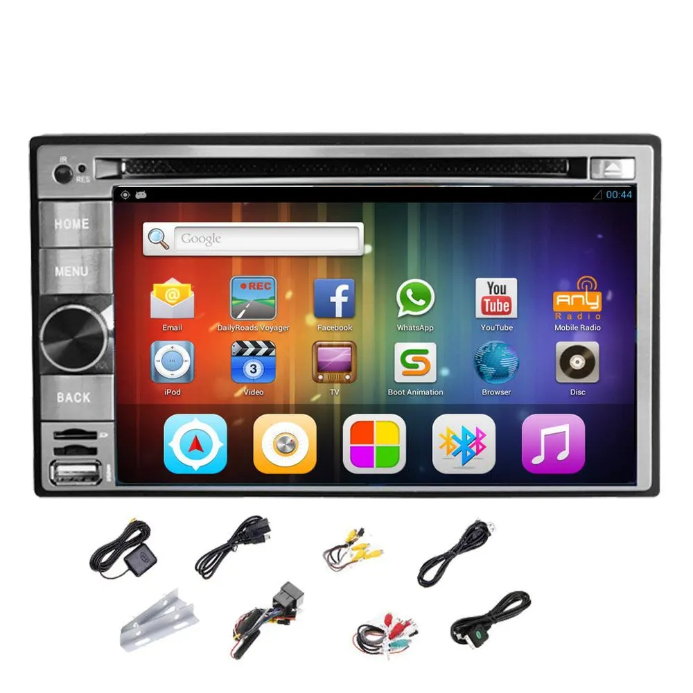 Android 4 2 Car GPS Stereo font b Radio b font DVD MP3 Player 2 DIN