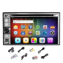 Android 4.2 Stereo Radio DVD GPS Del Coche Reproductor de MP3 2 DIN 6.2 ”Capacitiva Pantalla táctil PC Del Coche Audio WiFi 2-CPU ipod BT TV RDS USB