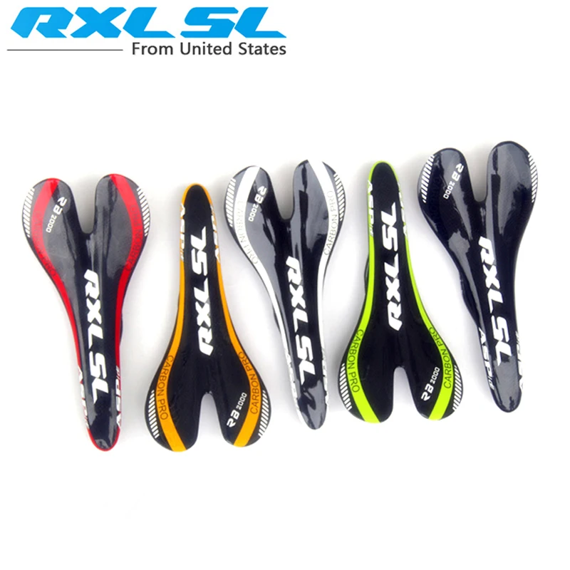 RXL SL Carbon Fiber Road Bicycle Saddle MTB  Cycli...