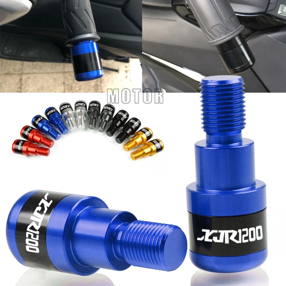 

For Yamaha XJR1200 1995-1998 1996 1997 XJR 1200 CNC Aluminum Motorcycle Handlebar Ends Plug Handle Hand Bar Grips Cap Protector