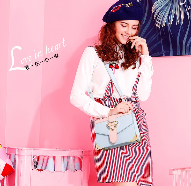 Just star women leather handbag 5