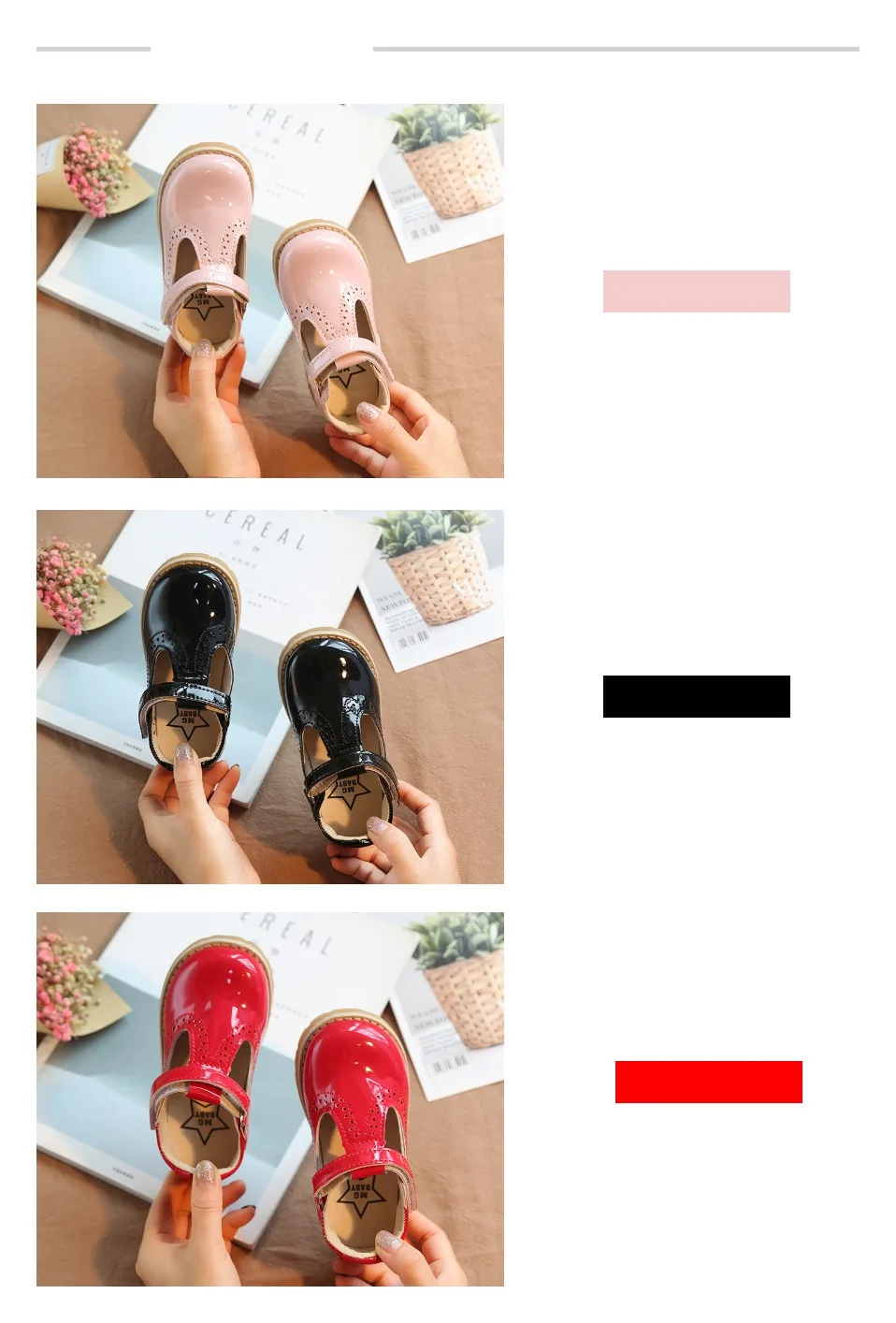 Kid Girls Leather Shoes Princess Spring Autumn Children's Shoes School Girl Casual England Retro Wedding Party Dance Shoes