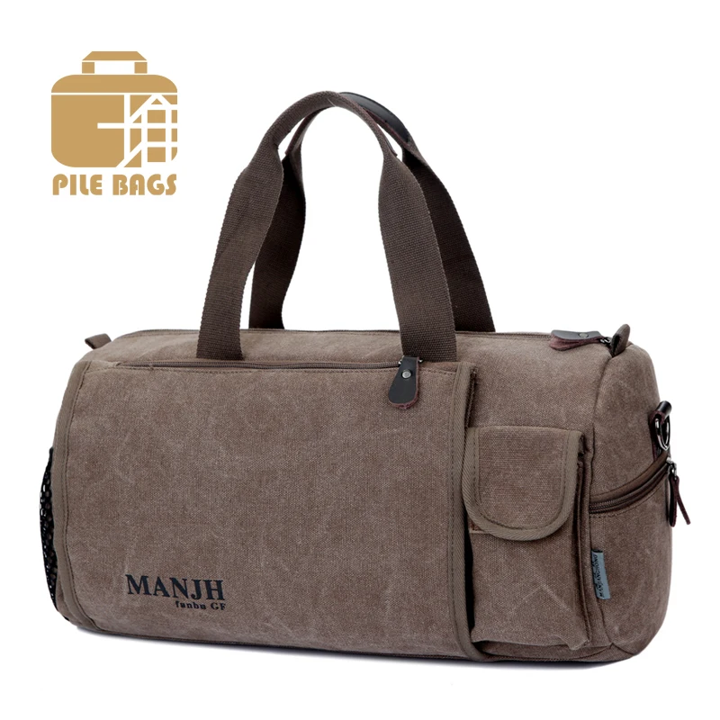 Men Canvas Travel Duffle Bag Designer Brand Handbags Man Design Canvas ...