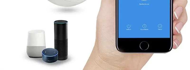 Wi-Fi Умный дом зажигания 10A Беспроводной мини розетка Совместимость с Alexa Google дом дистанционного Управление времени включения/выключения В