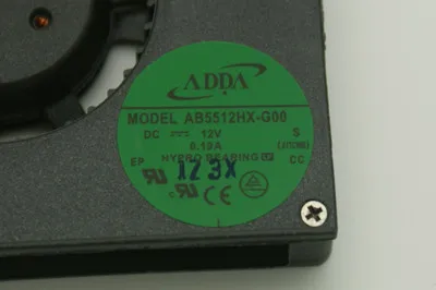 Для ADDA AB5512HX G00 DC12V 0.19A вентилятор охлаждения сервера 5 см 2 проводной|fan stick|fan circlesfan