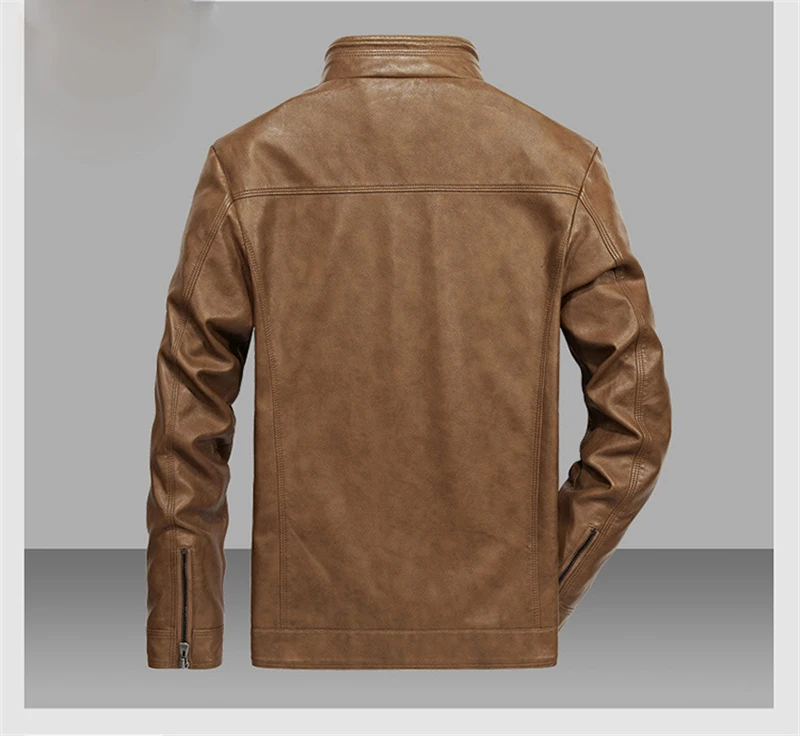 Мужские мотоциклетные кожаные куртки Marstaci 4XL 5XL мужские уличные пальто из