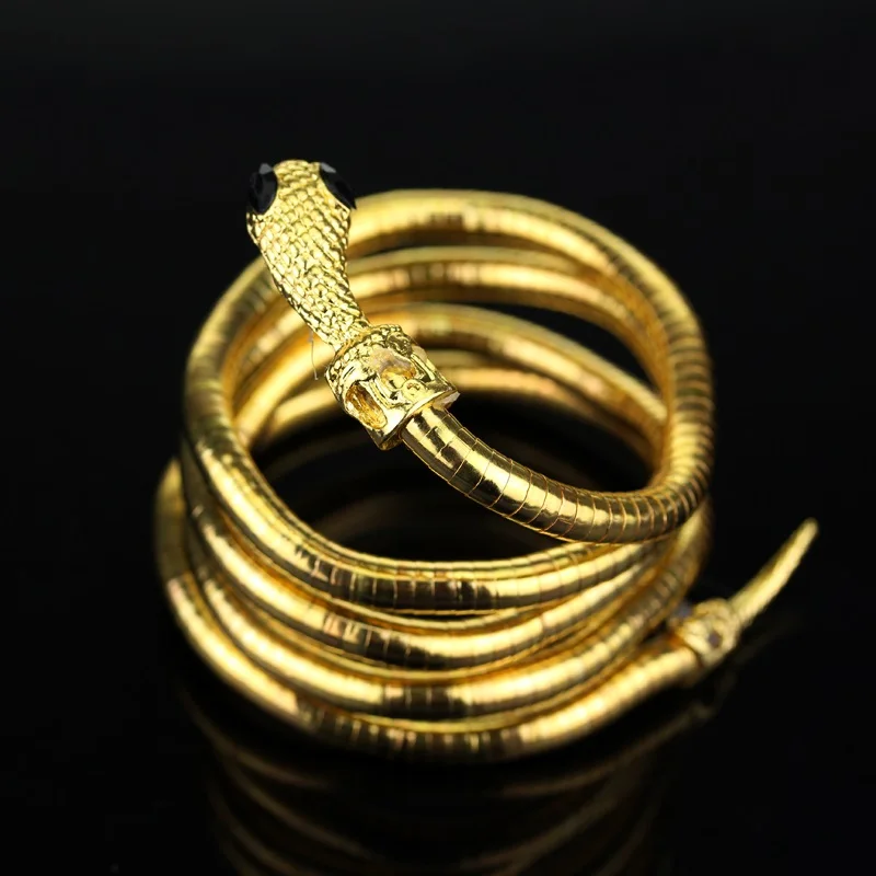 Mortal instrums Город костей Изабелла змея браслет в форме змеи подарок - Окраска металла: Чистый золотой цвет