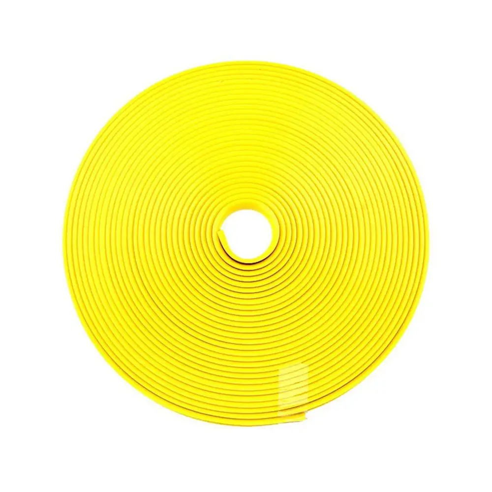 Hot 8 M Car Wheel Protection Wheel Sticker Decorative Strip Tire Protection Care Cover Drop Boat Car Shape Modification - Цвет: Слоновая кость