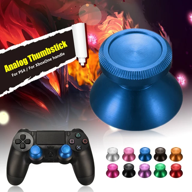 Special Offers Universal Joystick Metal Aluminum Alloy Mushroom Cap Analog Thumbstick For Xbox One For PS4 For Dualshock 4 Controller Parts Key