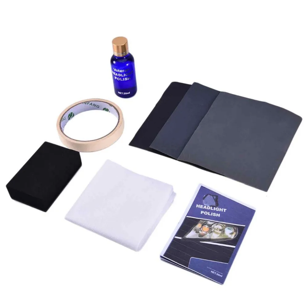 

Car Headlamp Polishing Anti-scratch DIY For Car Increase Visibility Restoration Kit Auto Lamp Lenses Repair Liquid Polish