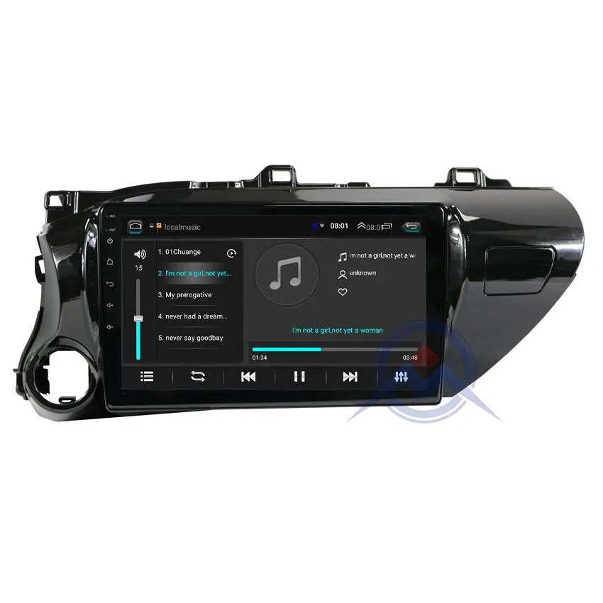 Best ZOHANAVI 10.1 inch Android Car radio for TOYOTA Hilux 2017 2018 Car DVD GPS Navigation Video Radio Multimedia Stereo player 1