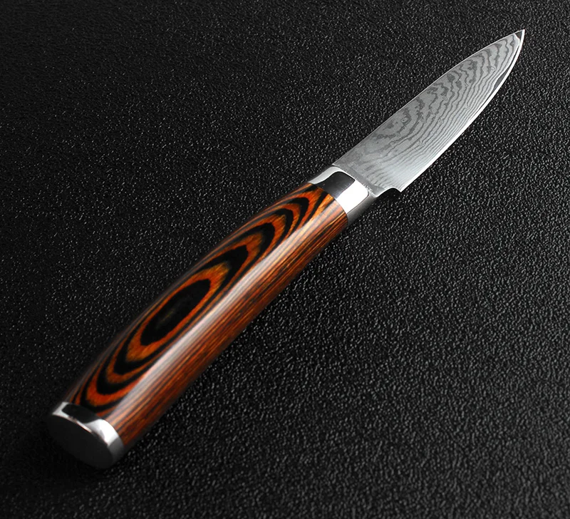 XITUO высококачественный универсальный нож, кухонный нож, японский VG10 73 слой, дамасская сталь, нож для очистки овощей, нож с деревянной ручкой, инструменты