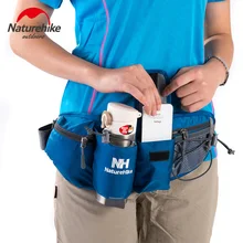 Naturehike bolsa de viaje de nylon bolso de la cintura botella de agua de los deportes al aire libre correr ciclismo de cintura hombres mujeres tecla del teléfono titular del dinero