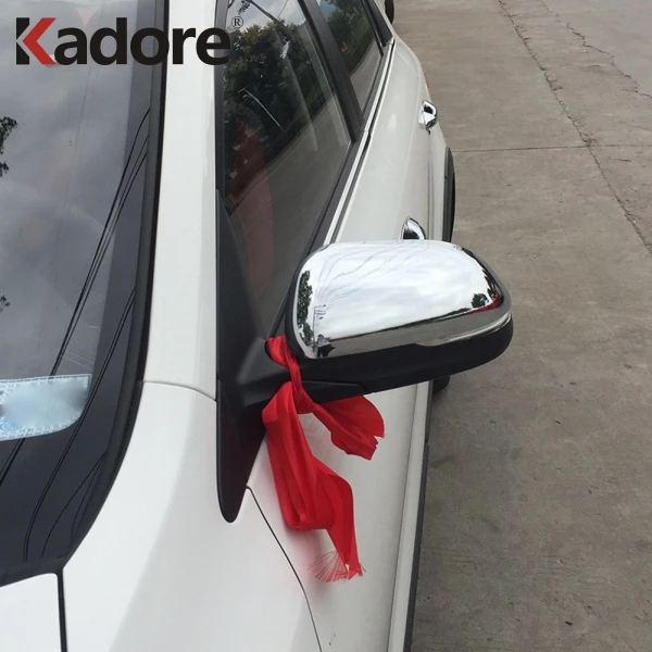 

For Kia Rio 4 X-line 2018 2019 ABS Chrome Side Wing Rearview Rear View Mirror Decorated Cover Trim Case Shell styling