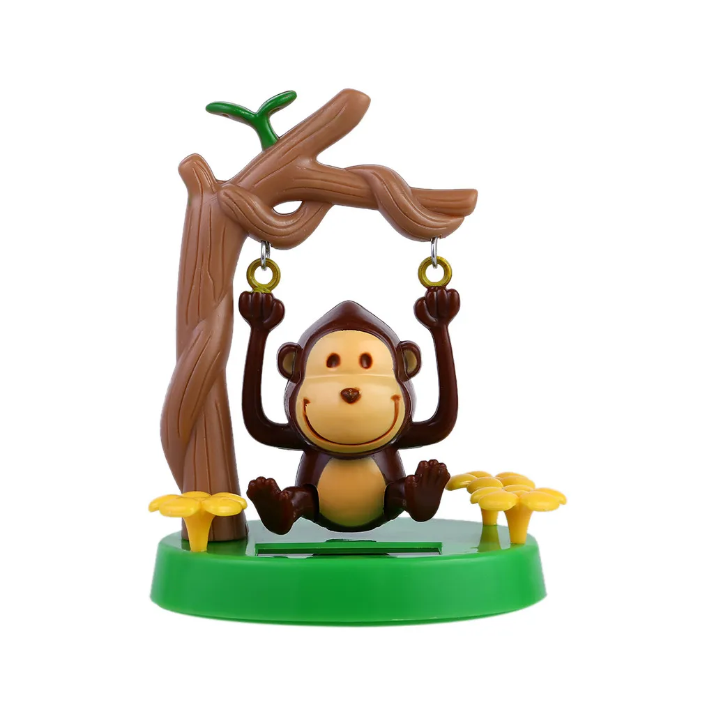 

Car universal interior accessories Solar Powered cute monkey Dancing Swinging shaking the body Toy decoration