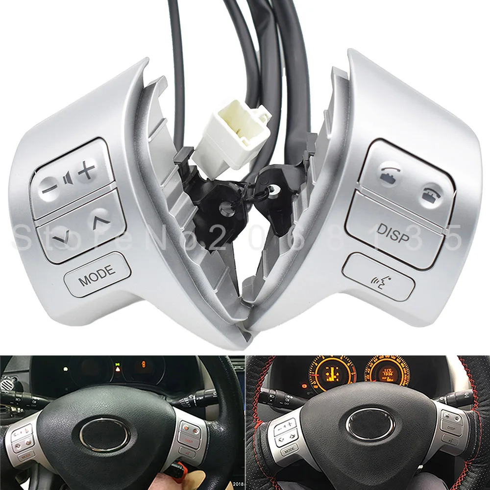 High quality Bluetooth Steering Wheel Audio Control Switch 84250 02200 For Toyota Corolla ZRE15