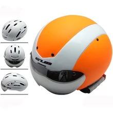 GUB Time Trail Racing Bicycle helmet Multi-function 13 air vent goggle Cycling Helmet road bike sports in-mold Cascos Ciclismo