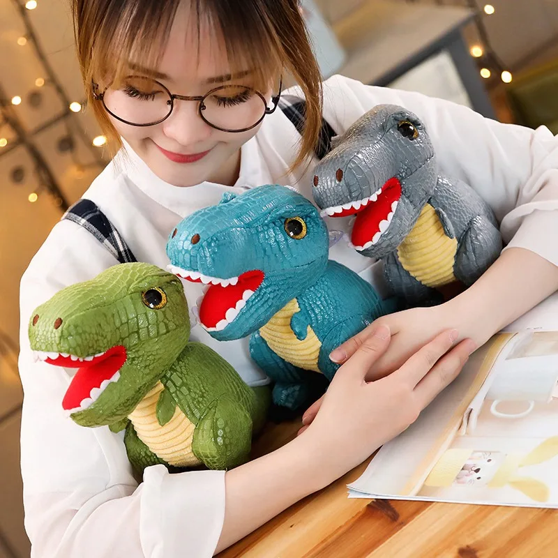 

1pc28-60cm Dinosaur Plush Toys Hobbies Cartoon Tyrannosaurus Stuffed Toy For Children Simulation Software Dinosaur Birthday Gift