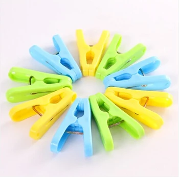 

Free Shipping 20 Pieces Home Essential Convenient Laundry Folder Plastic Windbreak Clips Fashion Clothes Pegs