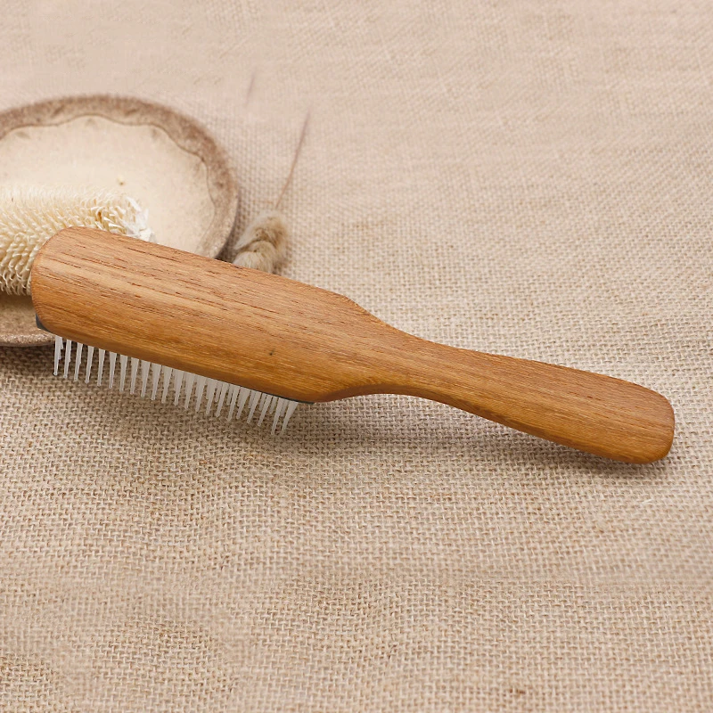 Harga Dilepas Pegangan Bambu Kepala Minyak Rambut Sisir 9 Baris Sehat Sikat Rambut Halus Kulit Kepala Pijat Sisir Sikat Detangling Basah Brush 1233