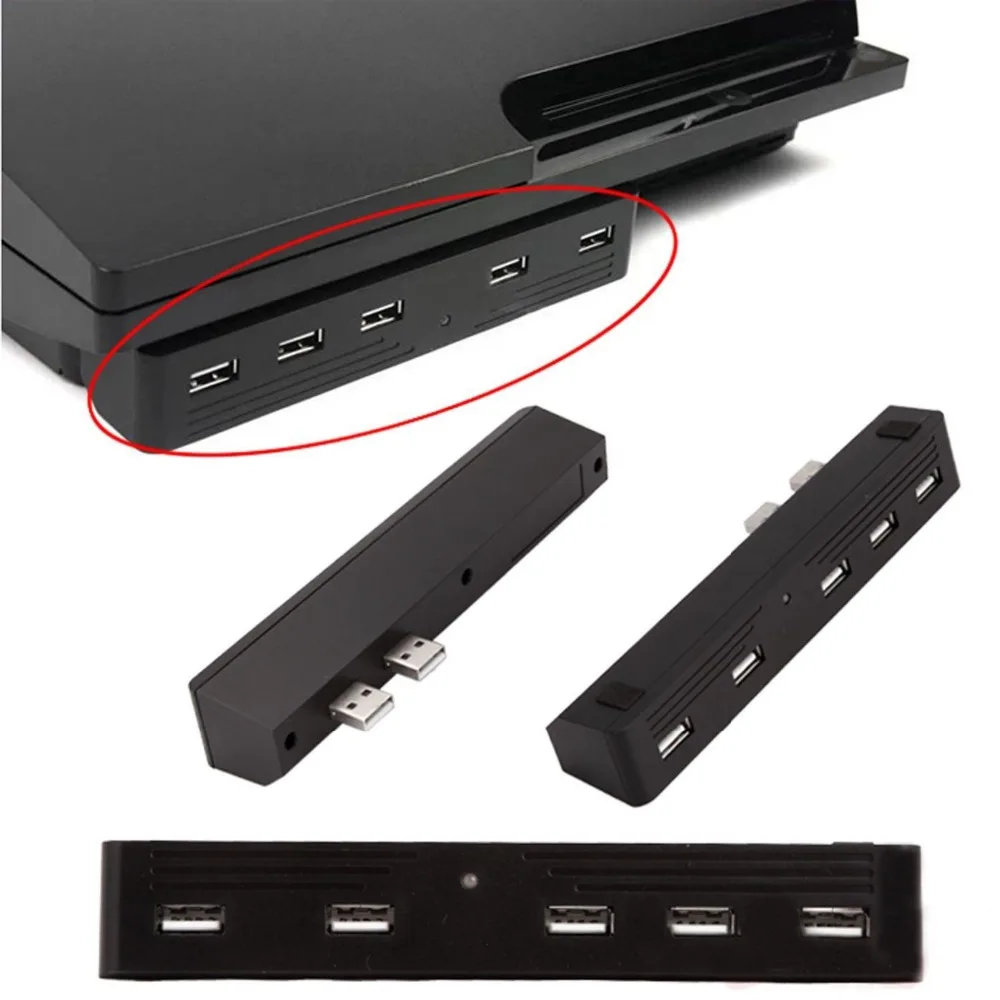 Usb концентратор 5 портов usb для Play Station 3 PS3 Slim консолей|Подставки и держатели| |