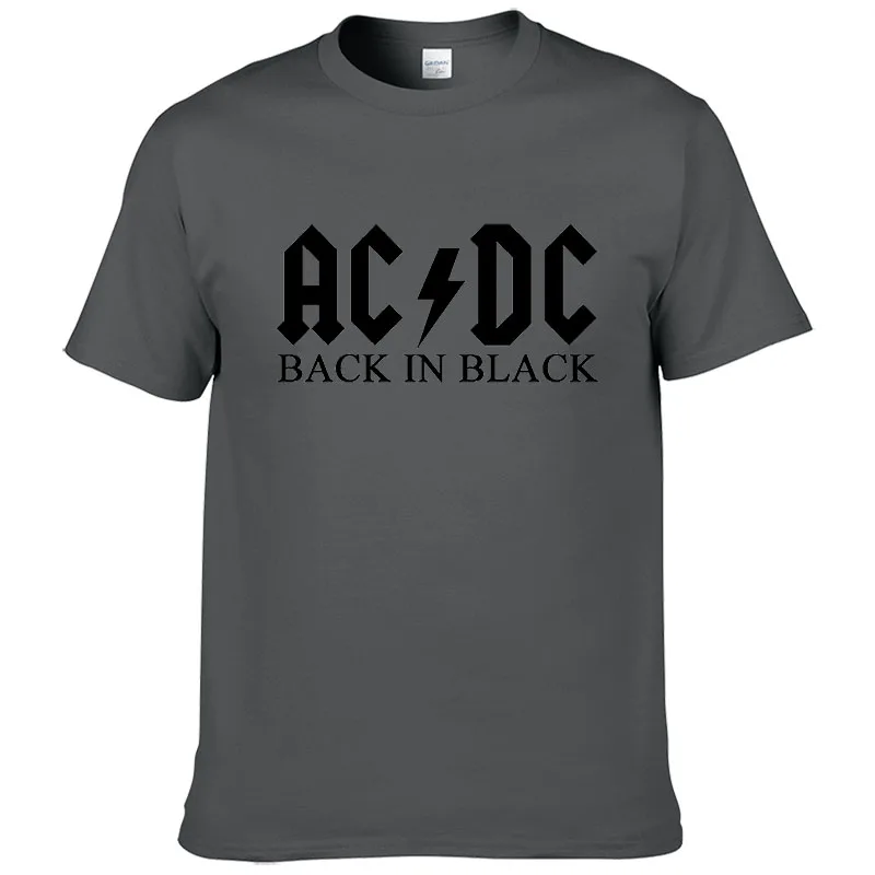 Рок группа AC DC Футболка Мужская Лето хлопок модный бренд ACDC Мужская футболка хип-хоп футболки для фанатов#149 - Цвет: 1