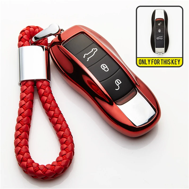 Для Porsche Boxster Cayman 911 Panamera Cayenne Spyder Carrera 970 981 991 92A Bobst 996 986 987 918 2019 ТПУ ключа автомобиля