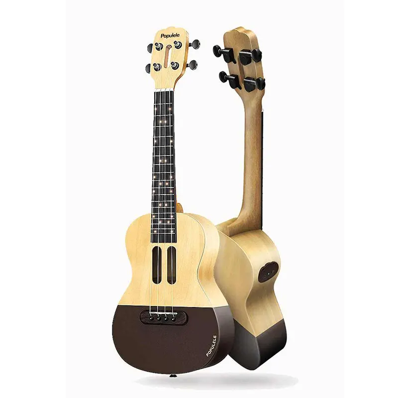 Populele U1 Smart Concert Ukulele Guitar -Original Wood Color