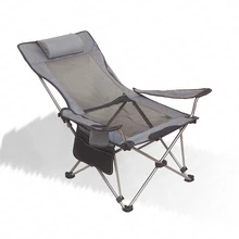 Lounge складной стул для рыбалки с сумкой для переноски и подстаканником, складной стул для пикника для рыбалки, спорта на открытом воздухе, пляжа, пикника, туризма